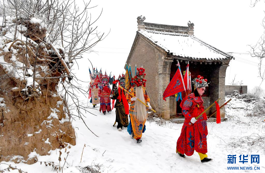 新华全媒+丨陇州社火，黄土地上的