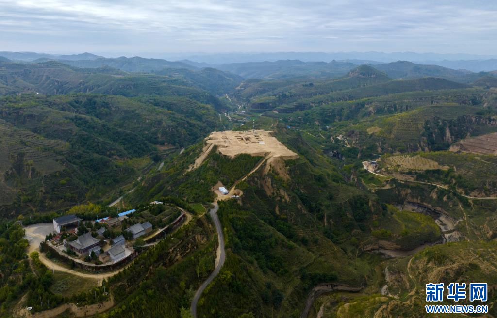 新华全媒+丨陕西清涧寨沟遗址-寨