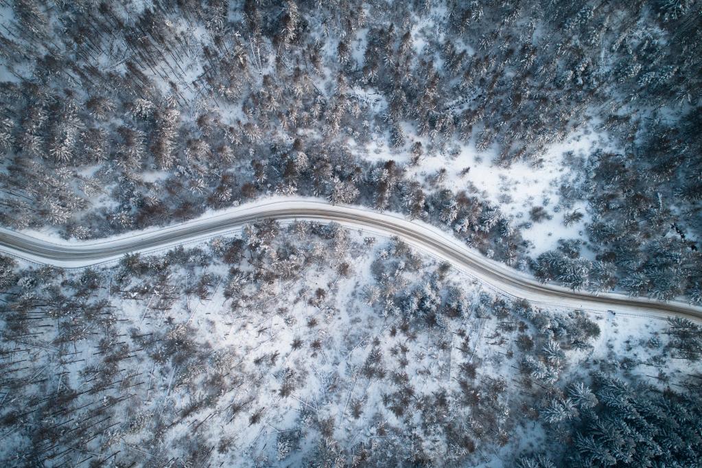 陕西宁陕：雪后风光