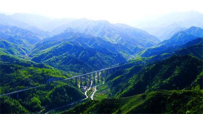 【“飞阅”中国】鸟瞰美域蓝田 赏秀美清峪风光