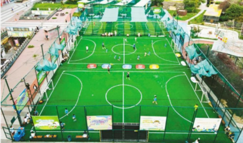 西安市已建成234块社会足球场地